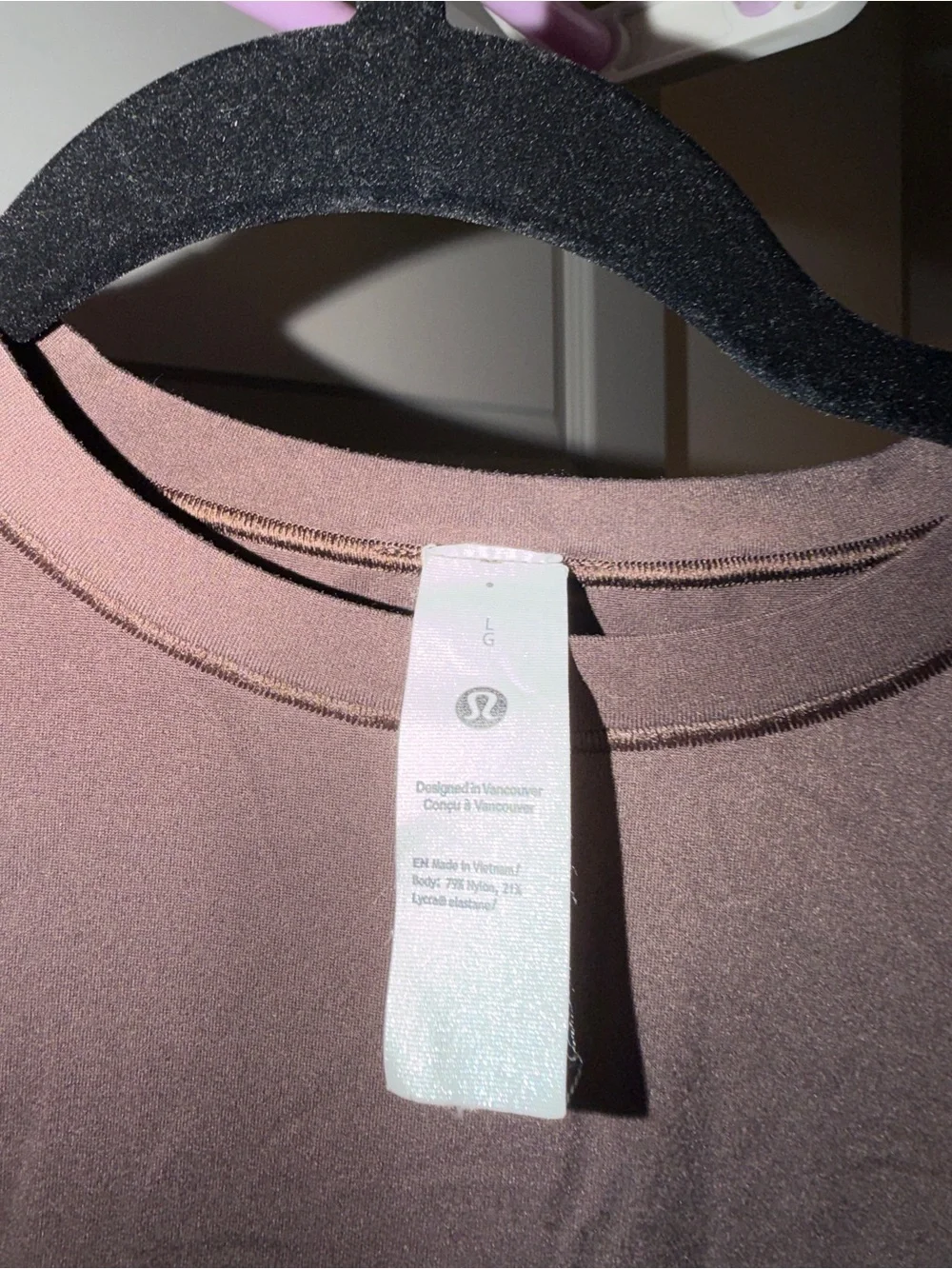 Lululemon Wundermost Crew Neck T Shirt Cropped